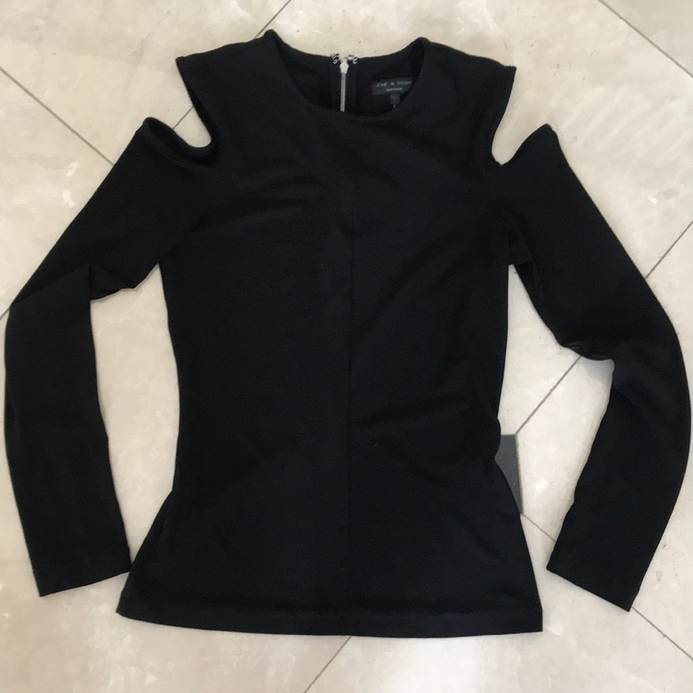 Rag & Bone Cold Shoulder Top